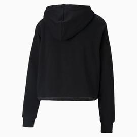 Sudadera Mujer Puma Amplified Cropped Negro