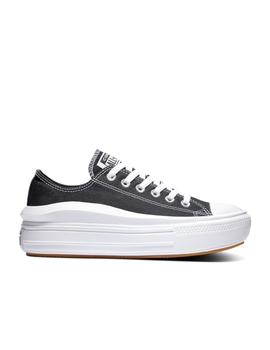 Canvas Color Chuck Taylor All Star Move Low Top Negro