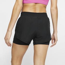 Pantalón Corto Running  Mujer Nike 10K 2-In1 NEGRO