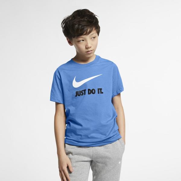 Camiseta Junior Nike Just It Azul