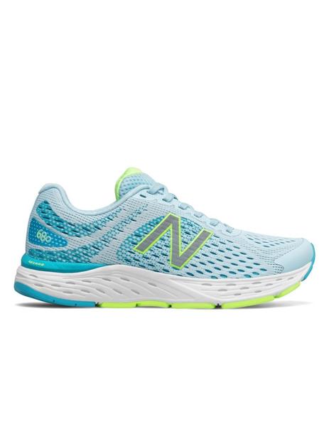 Zapatilla Running Mujer New Celeste