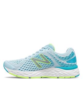 Zapatilla Running Mujer New Balance 680 Celeste