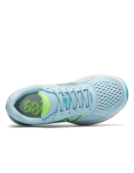 Zapatilla Running Mujer New Celeste