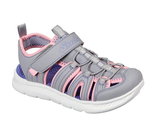 preocuparse America Importancia Sandalia Niña Skechers C-FLEX Gris