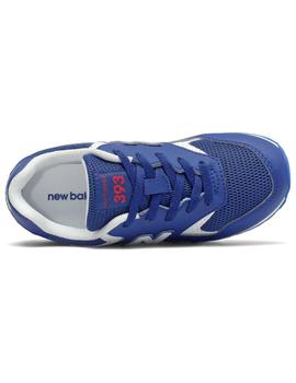 Zapatilla New Balance 393 Azul Rojo