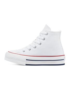 Zapatilla Junior  Converse All Star Hi Plataform  Blanco