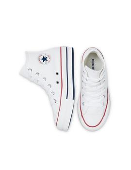 Zapatilla Junior  Converse All Star Hi Plataform  Blanco