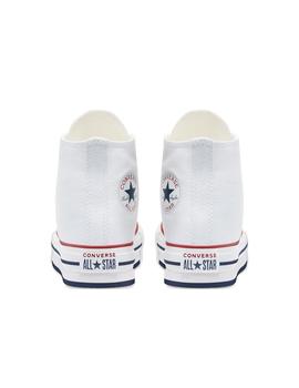 Zapatilla Junior  Converse All Star Hi Plataform  Blanco