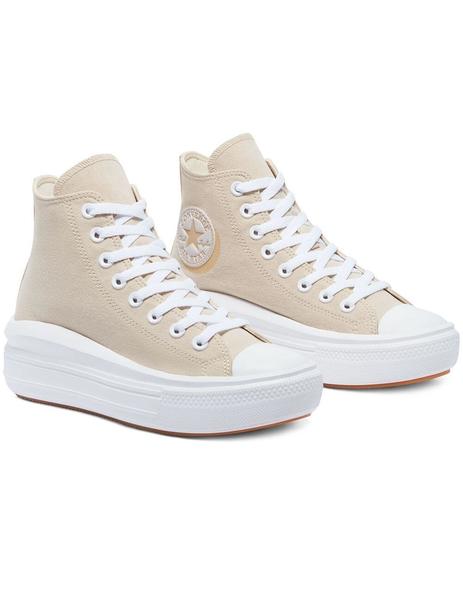 navegación tienda de comestibles Disipar Zapatilla Mujer Converse MOVE HI CTAS BEIGE