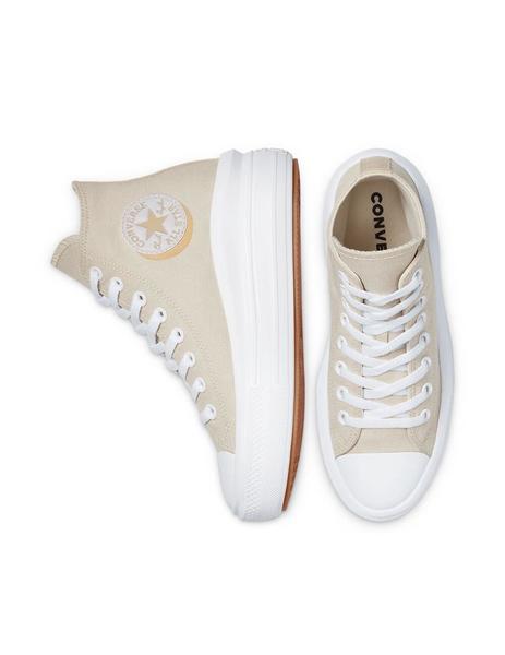 navegación tienda de comestibles Disipar Zapatilla Mujer Converse MOVE HI CTAS BEIGE