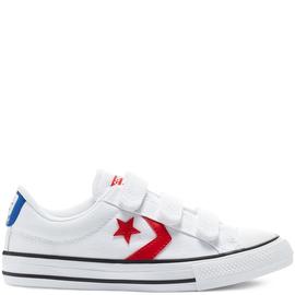 Varsity Canvas Easy-On Star Player Low Top Blanco