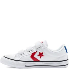 Varsity Canvas Easy-On Star Player Low Top Blanco