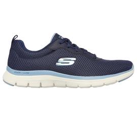 Zapatilla Mujer skechers flex appeal 4.0 Azul