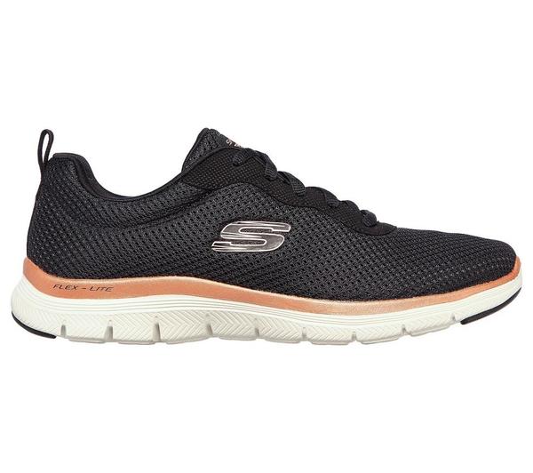 saldar Prefacio dedo Zapatilla Mujer Skechers Flex Lite 4.0 Negro