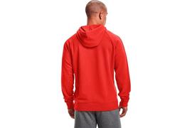 SUDADERA UNDER ARMOUR RIVAL FLEECE BIG LOGO ROJA