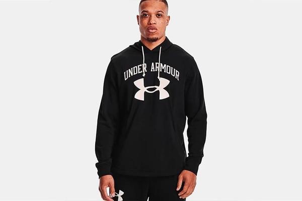 Sudadera Under Armour Fleece Rival Big Logo negra hombre