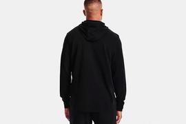 SUDADERA UNDER ARMOUR RIVAL TERRY BIG LOGO NEGRA