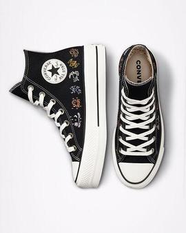 Zapatilla Mujer  Converse All Star Hi Lift  Negro