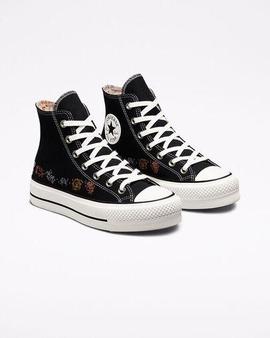 Zapatilla Mujer  Converse All Star Hi Lift  Negro