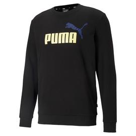 Sudadera Puma Logo Crew Negro