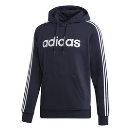 Sudadera Adidas 3 Bandas Capucha Azul