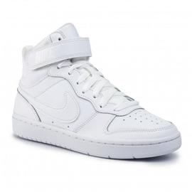 Zapatilla Junior Nike Court Borought mid 2 blanco