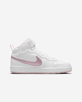 ZP.Jr.Nike COURT BOROUGHT MID 2 BLANCO ROSA