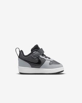 Zapatilla Infantil Nike Court Borough Low 2 Negro Gris