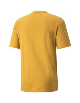 Camiseta Puma RADL/CAL MINERAL MOSTAZA