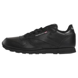 Zapatilla Junior  Reebok Classic Leather Negro