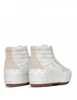 Zapatilla Mujer Vans SK8-Hi Stacked Beige