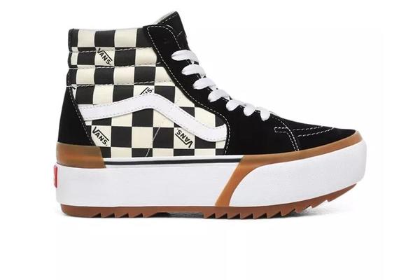 Vans suela altas 2025 mujer verdes