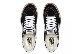 Zapatilla Mujer Vans SK8 HI STACKED CHECKERBOARD NEGRO