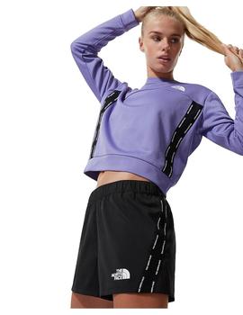 Short Mujer The North Face Train Logo  Negro